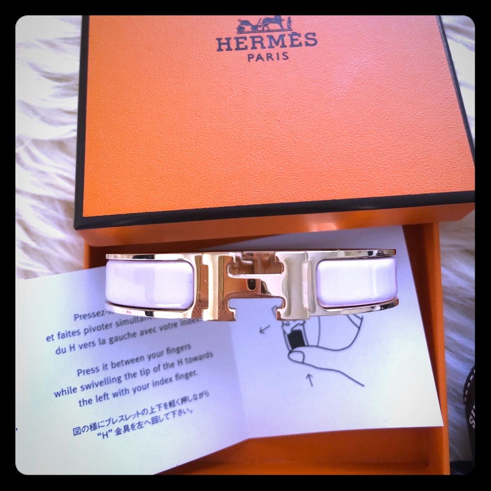New Hermes H clip Bracelet